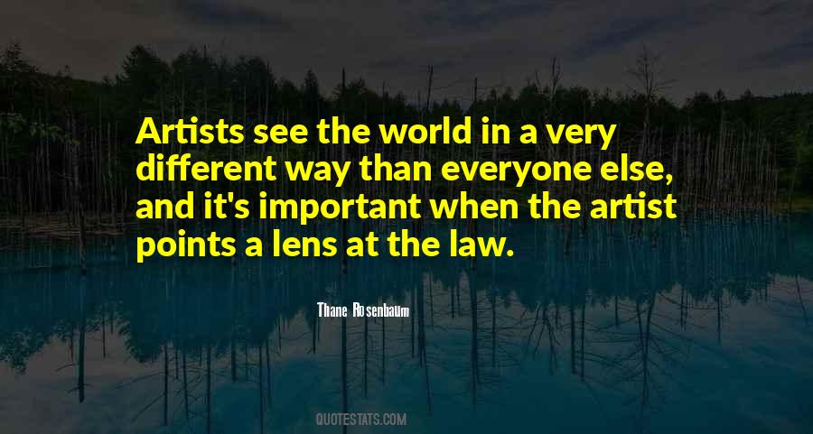 Quotes About How Artists See The World #848259