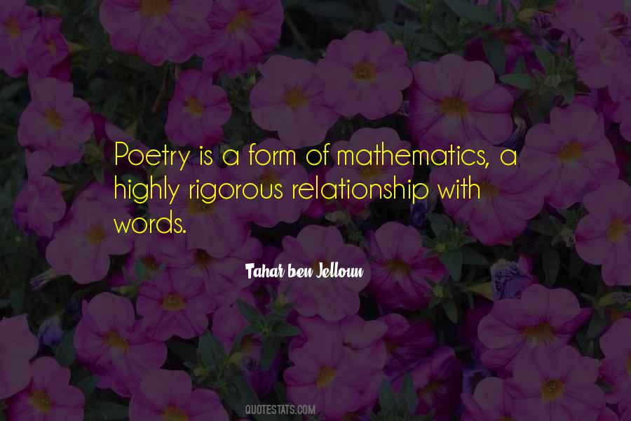 Quotes About Mathematics And Poetry #626365