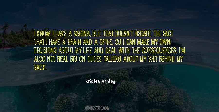 Quotes About My Back #1211007