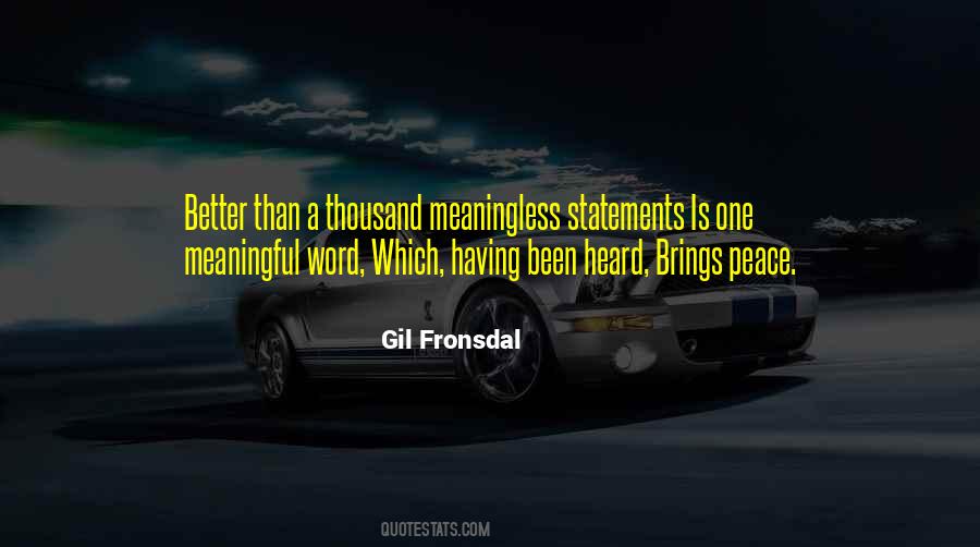 Quotes About Statements #1032806