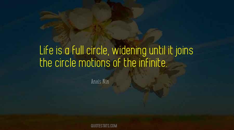Life Is A Circle Quotes #1517296