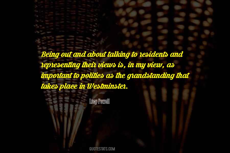 Quotes About Grandstanding #939930