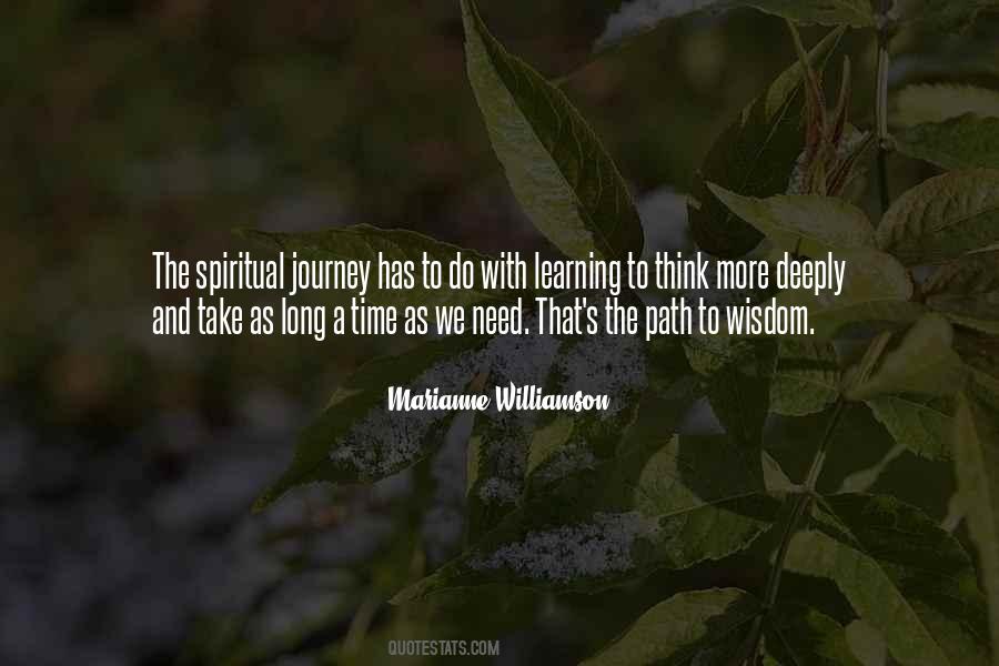 A Spiritual Journey Quotes #120139