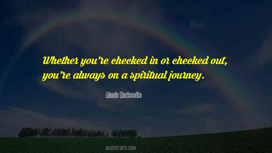 A Spiritual Journey Quotes #1273384