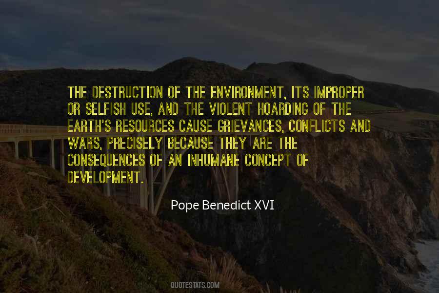 Quotes About The Destruction Of The Environment #816259