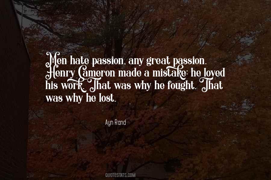 Great Passion Quotes #69079