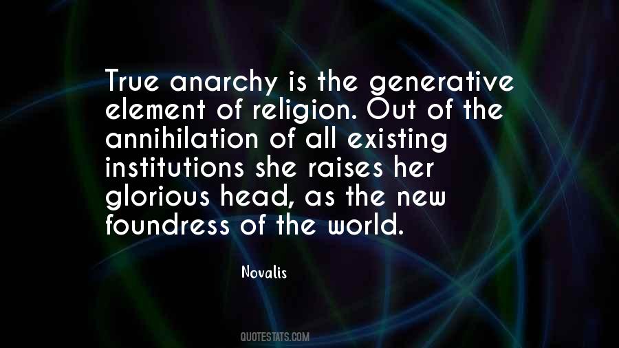 Quotes About Anarchy #1189751