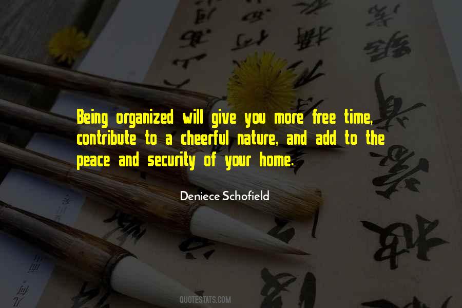 Quotes About Being Well Organized #1175781