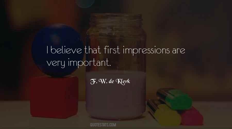 Quotes About First Impressions #1189386