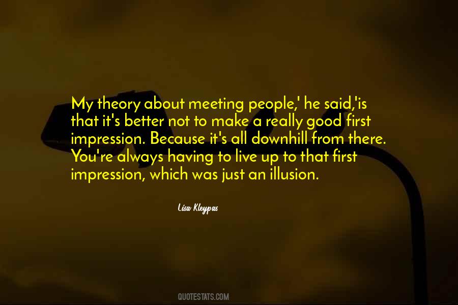 Quotes About First Impressions #1304455