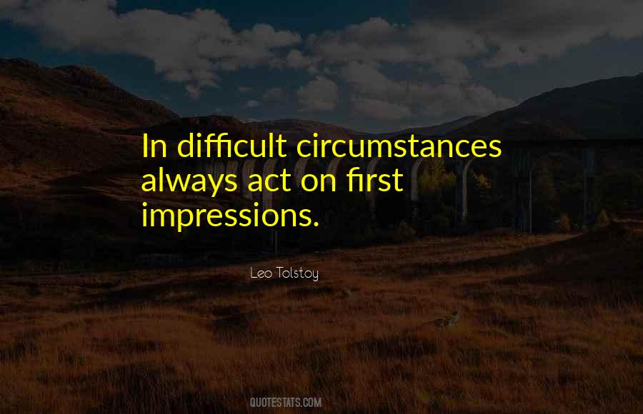 Quotes About First Impressions #1576071