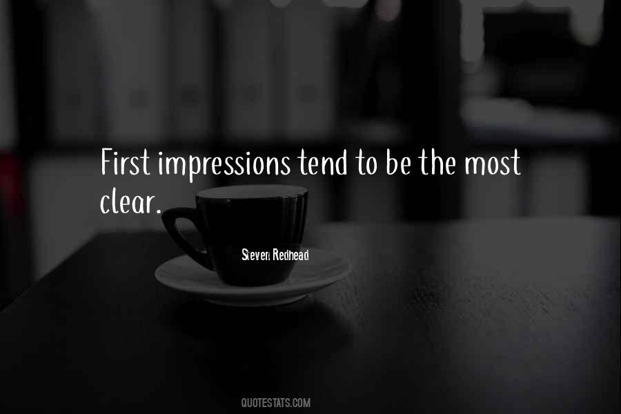 Quotes About First Impressions #1820154