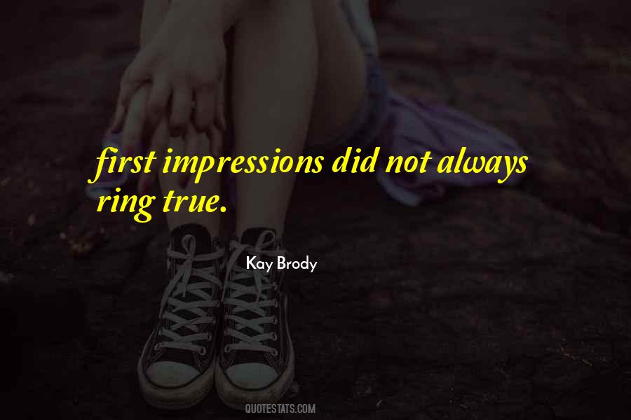 Quotes About First Impressions #529315
