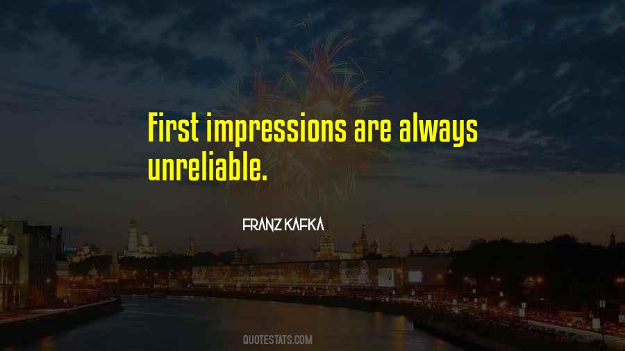 Quotes About First Impressions #752057
