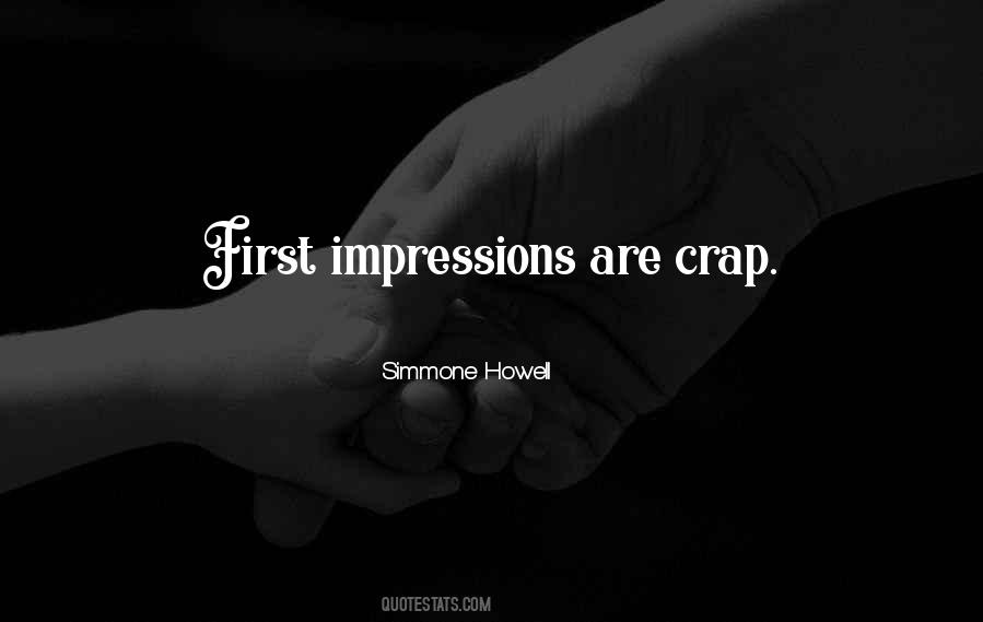 Quotes About First Impressions #888552