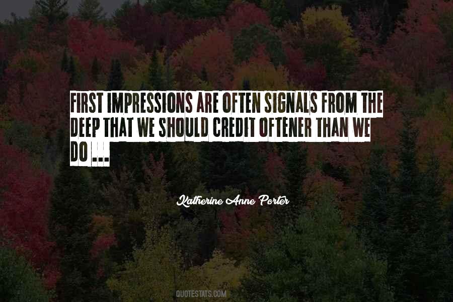 Quotes About First Impressions #904594