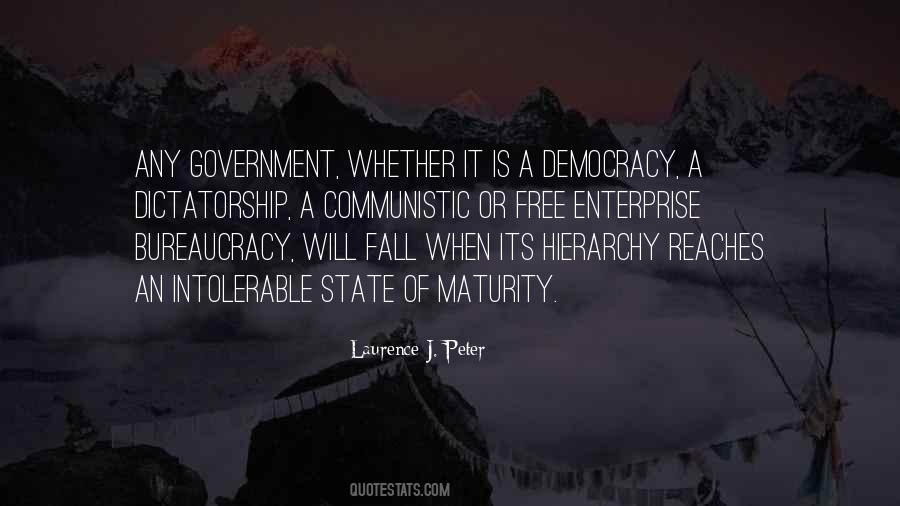Dictatorship Government Quotes #1039019
