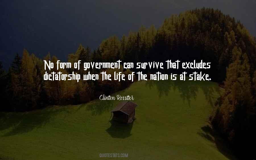 Dictatorship Government Quotes #610447