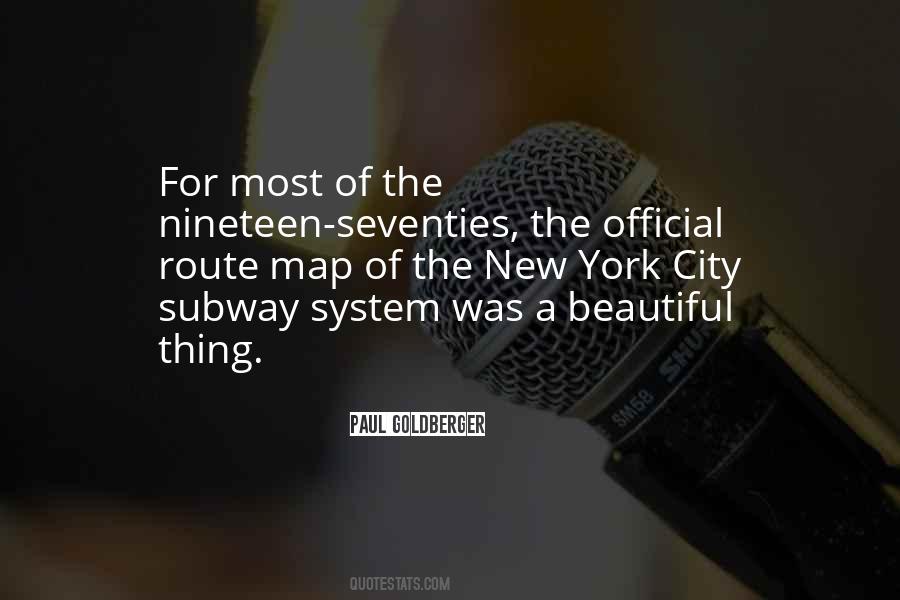 Quotes About New York Subway #115616