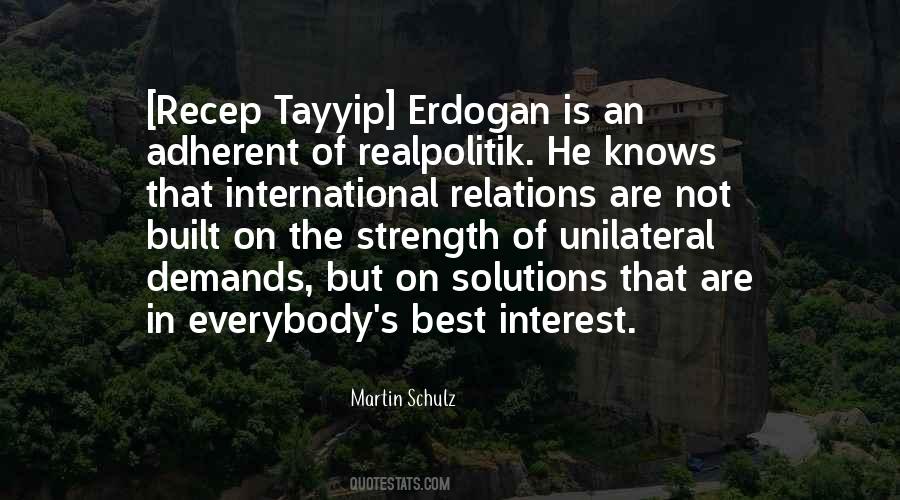 Quotes About Erdogan #1367479