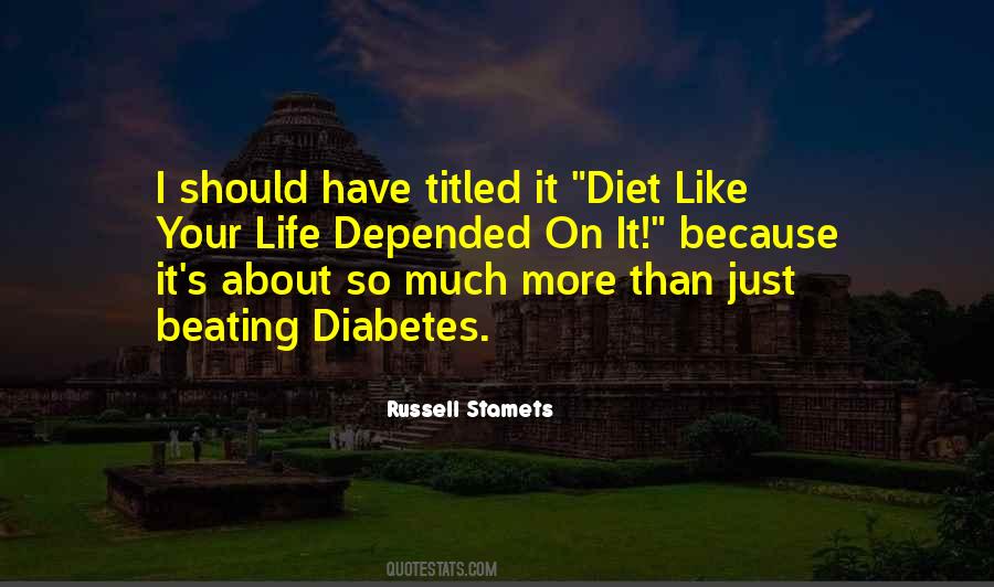 Quotes About Beating Diabetes #1111385