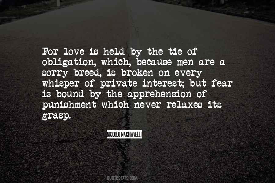 Quotes About Fear Of Love #33306