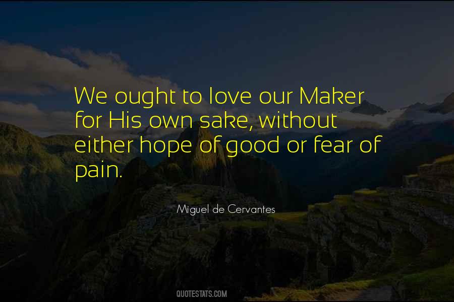 Quotes About Fear Of Love #50935