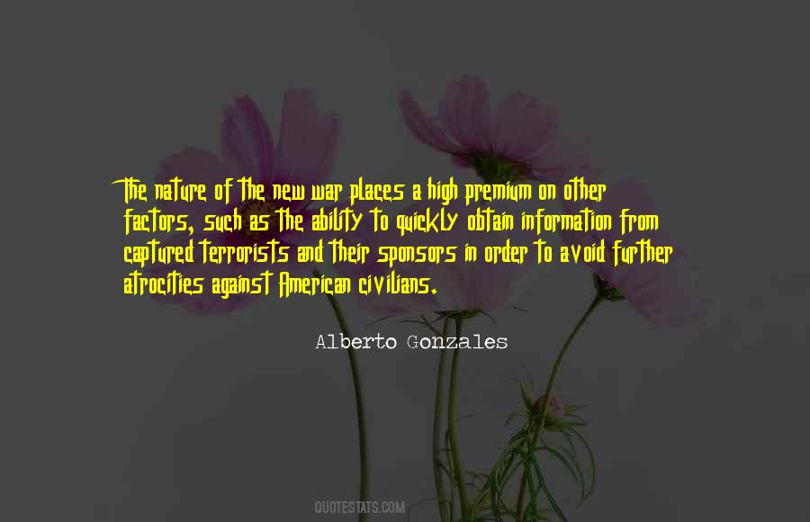 Quotes About Nature And War #1568788