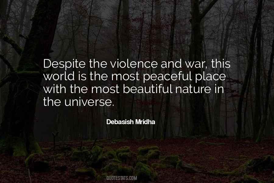 Quotes About Nature And War #956401