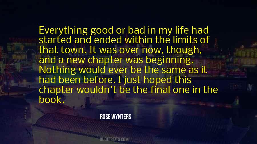 Quotes About Life Starting Now #192795