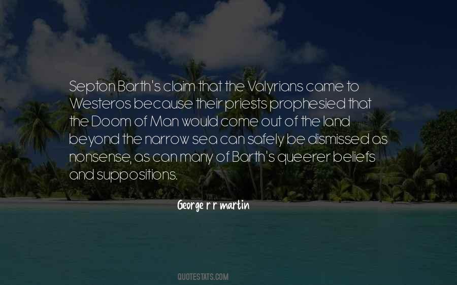 Septon Barth Quotes #556583