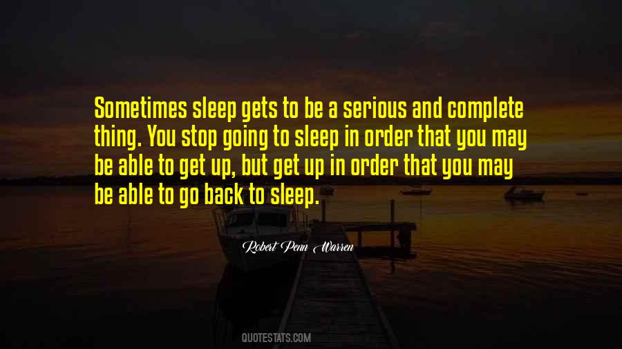Sleep In Quotes #1367396