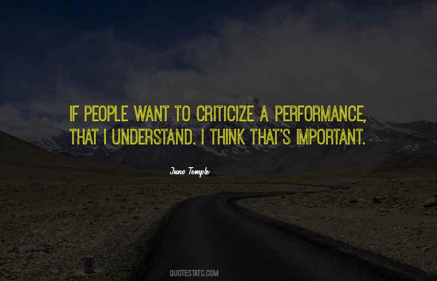 People That Criticize Quotes #1514175