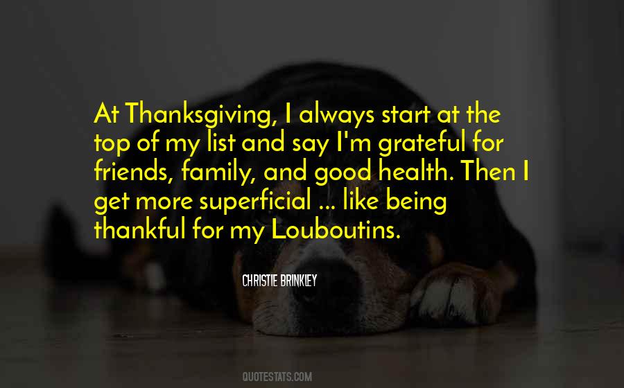 Quotes About Being Thankful #564408