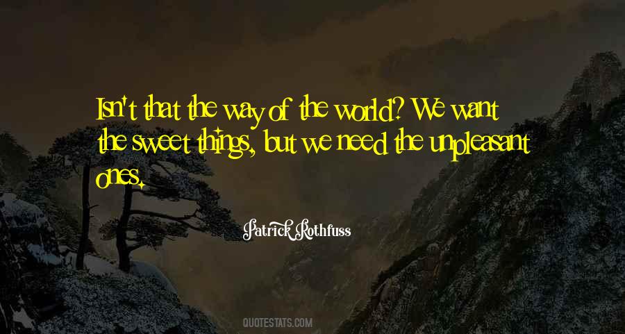 Quotes About The Way Of The World #1547704