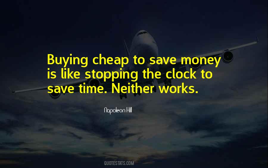 Quotes About Saving Time And Money #252761