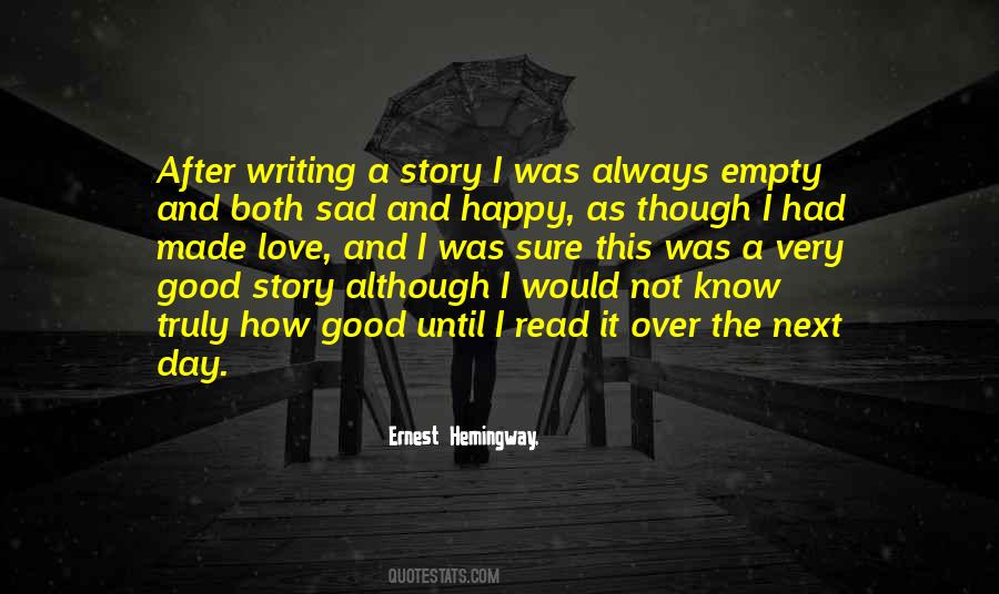 Quotes About Writing A Love Story #274665