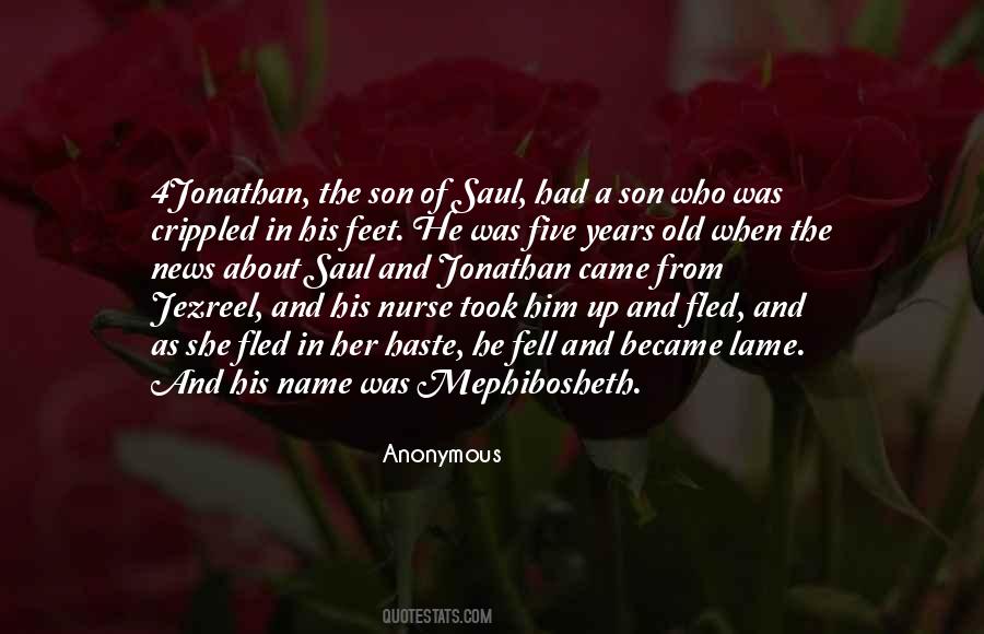 Quotes About Saul #1226124