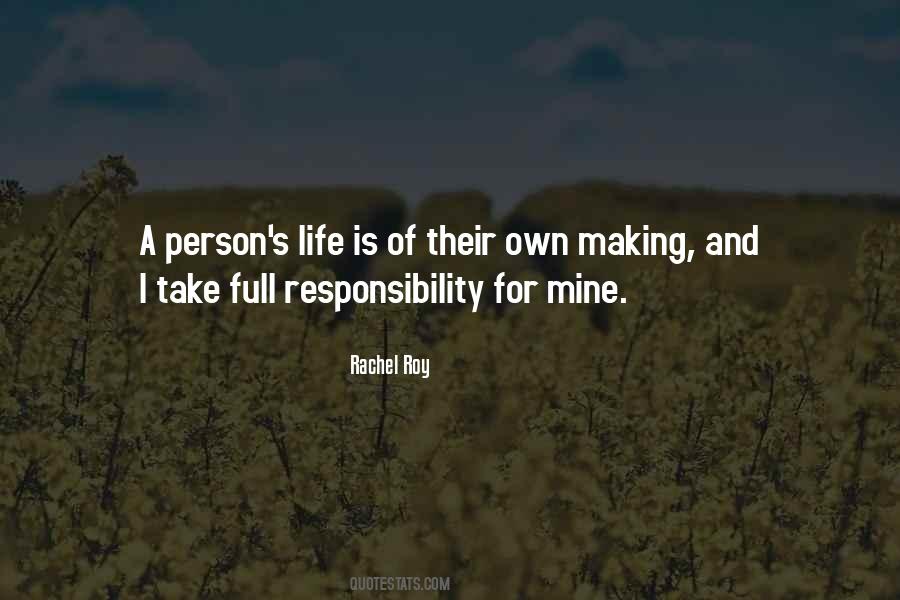 Quotes About A Person's Life #110281