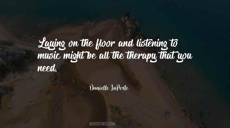 Music As Therapy Quotes #52159