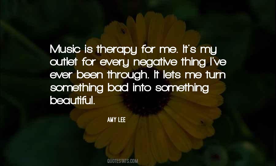 Music As Therapy Quotes #629805