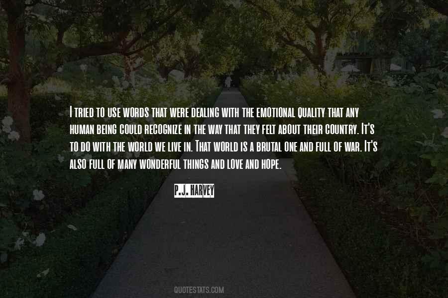 Quotes About The World We Live In #1598703