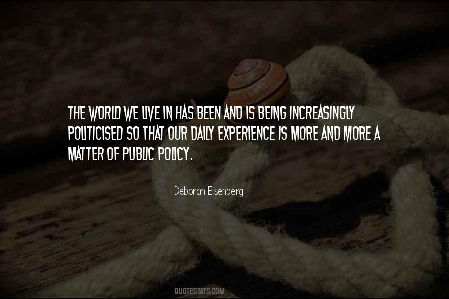 Quotes About The World We Live In #1808981