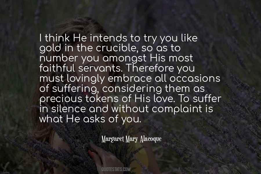 Quotes About Suffering In Silence #1488180