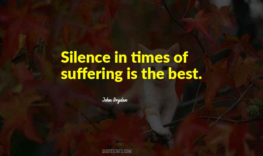 Quotes About Suffering In Silence #728875