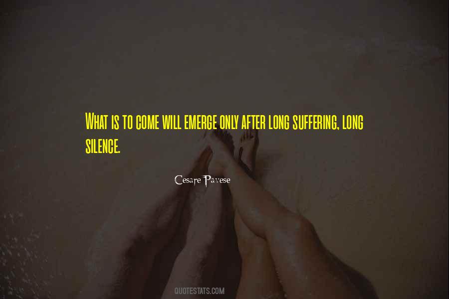 Quotes About Suffering In Silence #860305