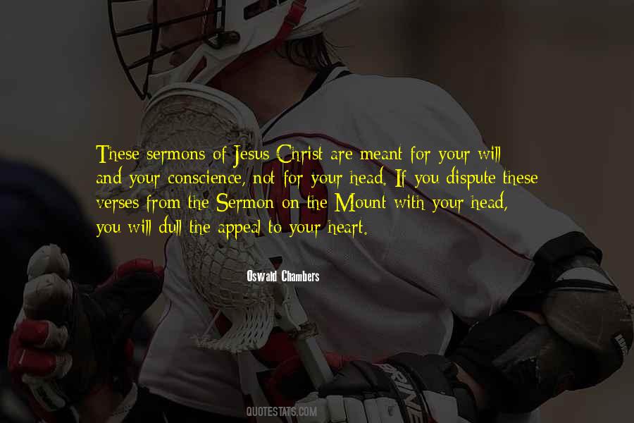 Jesus Sermon On The Mount Quotes #1233524