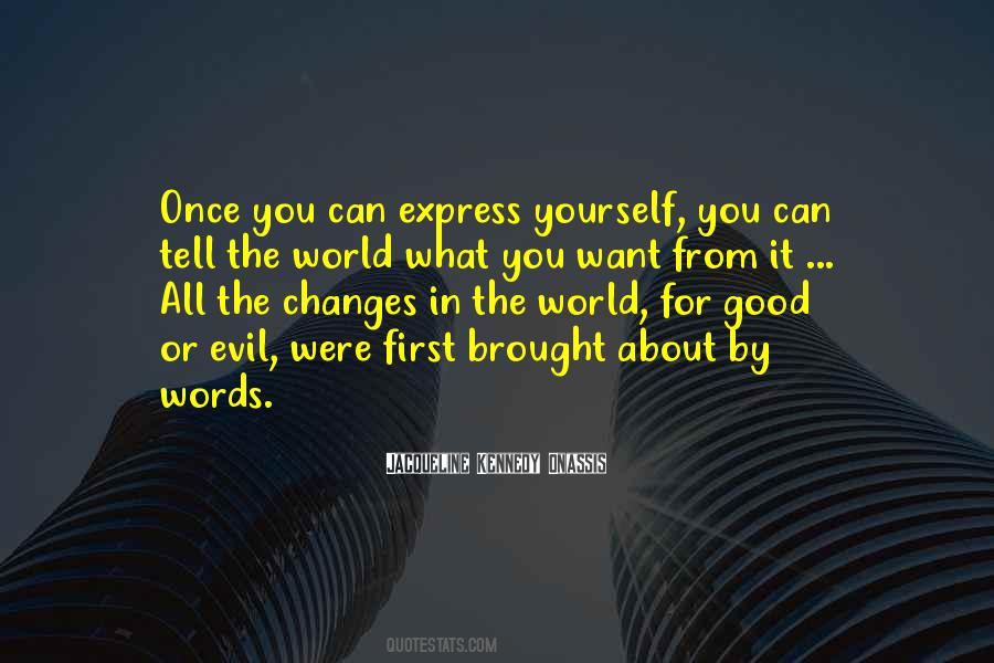 Quotes About Changes In The World #968139