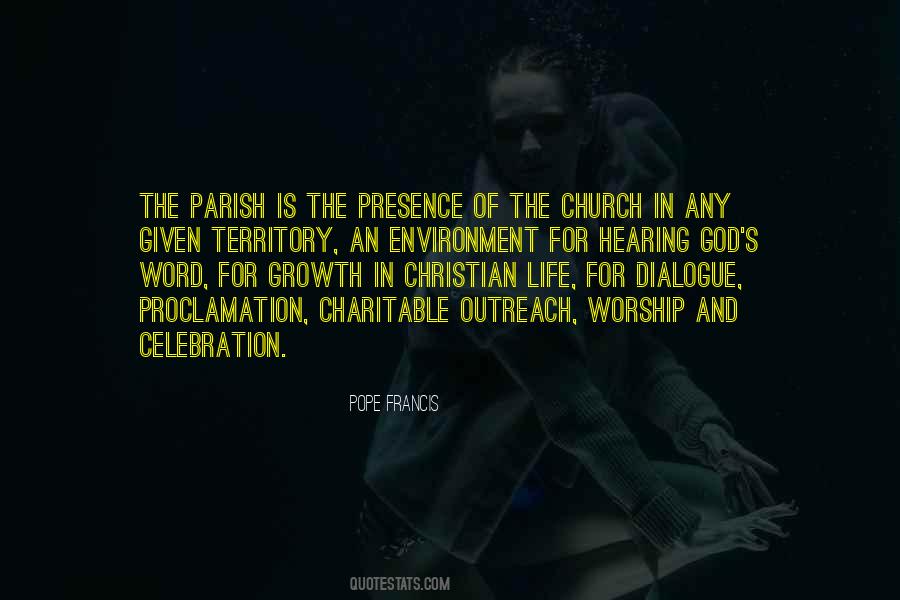 Quotes About Parish Life #79896