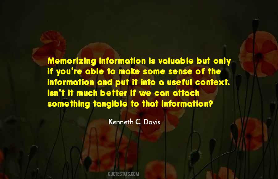 Quotes About Useful Information #577331